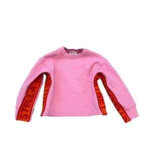 STELLA MCCARTNEY Kids Logo Print Sweatshirt in Pink Size 5-6 Years